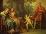 Ангелика Кауфман
 Венера уговаривает 
 Елену любить Париса 
 1790